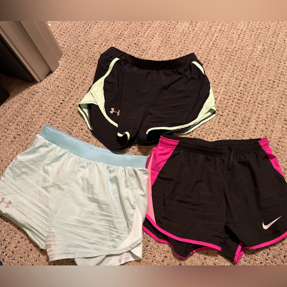Nike & Under Amour athletic shorts bundle